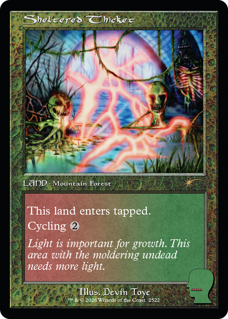 Sheltered Thicket [Secret Lair Drop Series] - Destination Retro