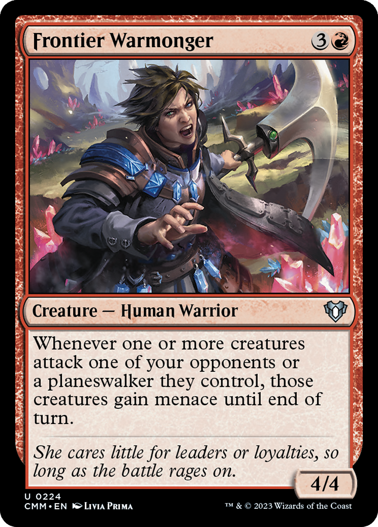 Frontier Warmonger [Commander Masters] - Destination Retro