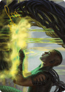 Necrogen Communion Art Card (Gold-Stamped Signature) [Phyrexia: All Will Be One Art Series] - Destination Retro