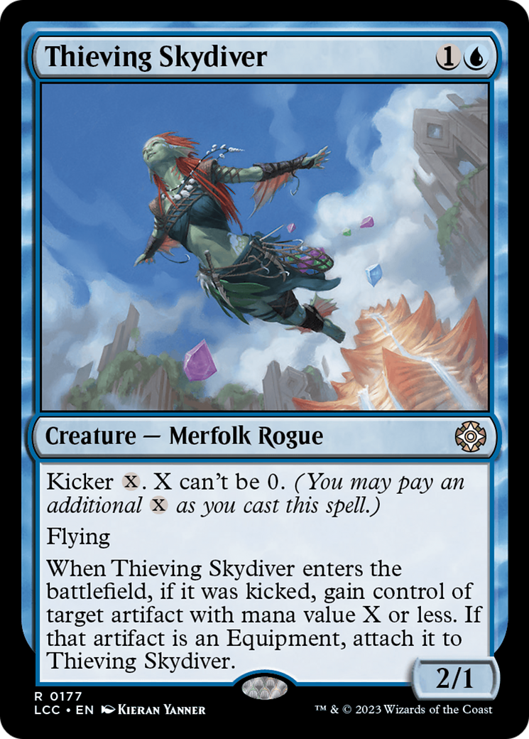 Thieving Skydiver [The Lost Caverns of Ixalan Commander] - Destination Retro