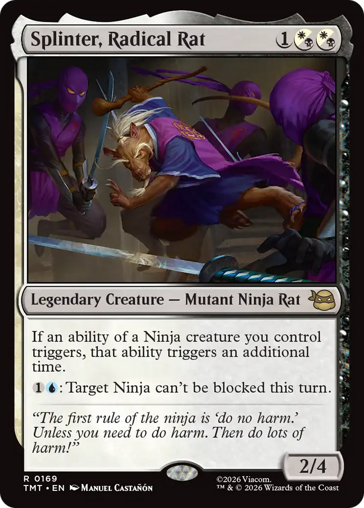 Splinter, Radical Rat [Teenage Mutant Ninja Turtles] - Destination Retro
