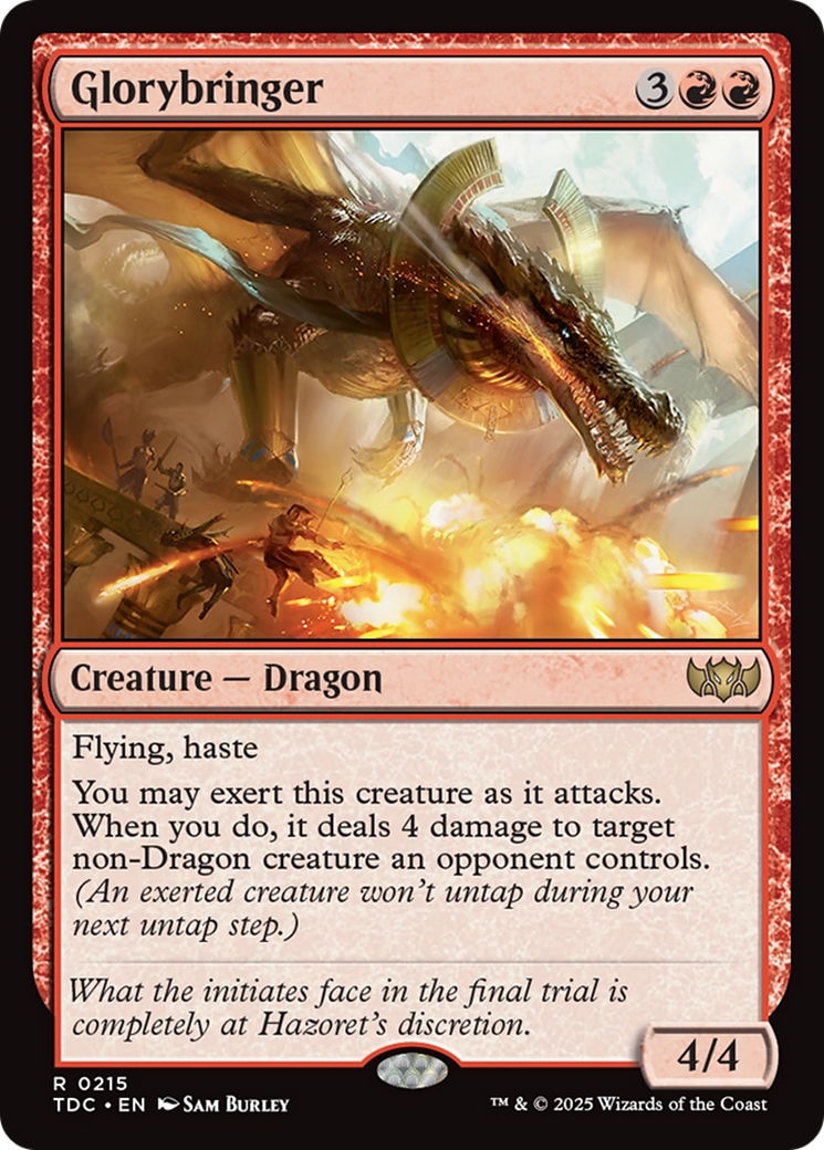 Glorybringer [Tarkir: Dragonstorm Commander] - Destination Retro