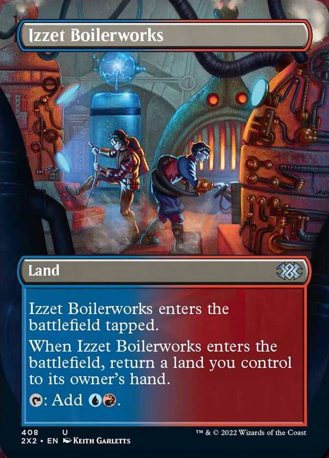Izzet Boilerworks (Borderless Alternate Art) [Double Masters 2022] - Destination Retro