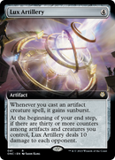 Lux Artillery (Extended Art) [Phyrexia: All Will Be One Commander] - Destination Retro