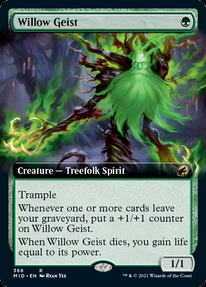 Willow Geist (Extended Art) [Innistrad: Midnight Hunt] - Destination Retro