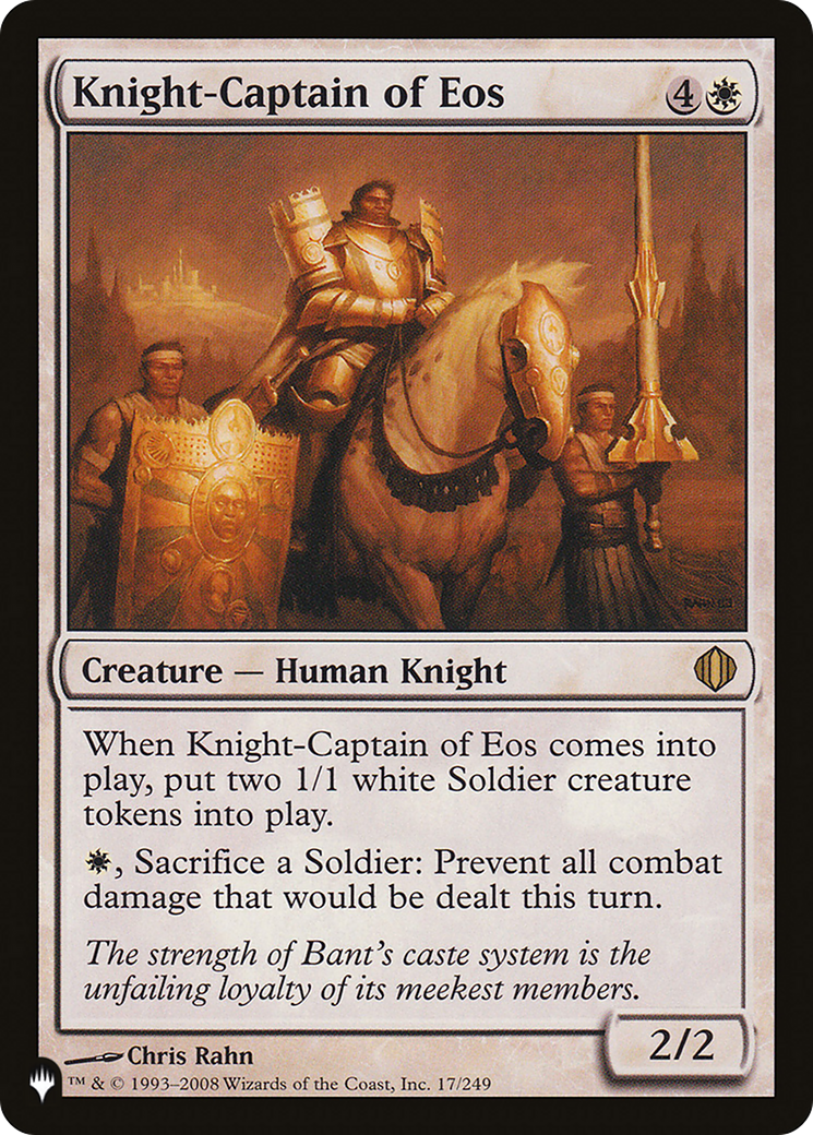 Knight-Captain of Eos [The List] - Destination Retro