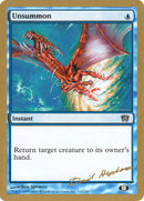 Unsummon (Dave Humpherys) (SB) [World Championship Decks 2003] - Destination Retro