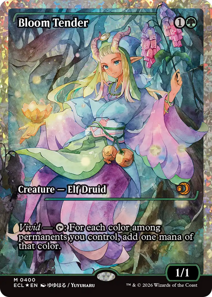 Bloom Tender (0400) (Showcase) (Fracture Foil) [Lorwyn Eclipsed] - Destination Retro