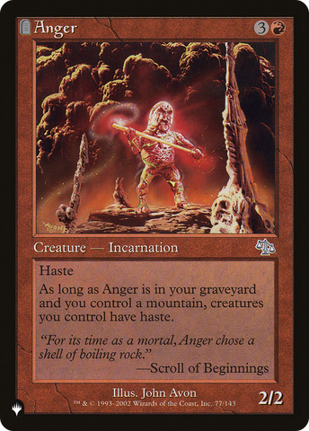 Anger (JUD) [The List] - Destination Retro