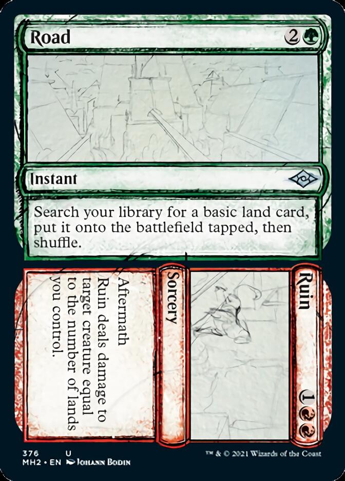 Road // Ruin (Sketch) [Modern Horizons 2] - Destination Retro