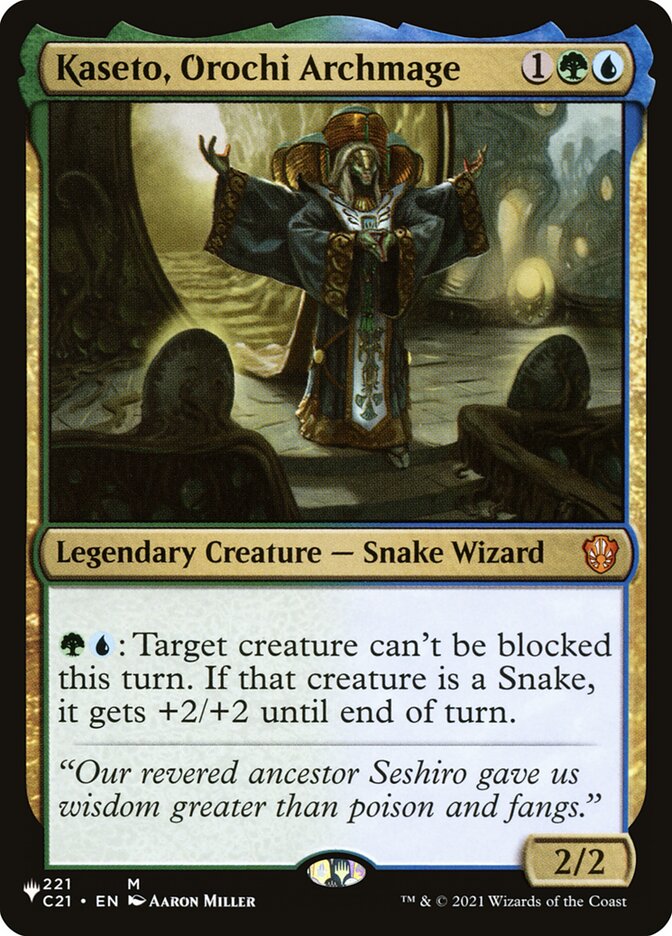 Kaseto, Orochi Archmage [The List] - Destination Retro