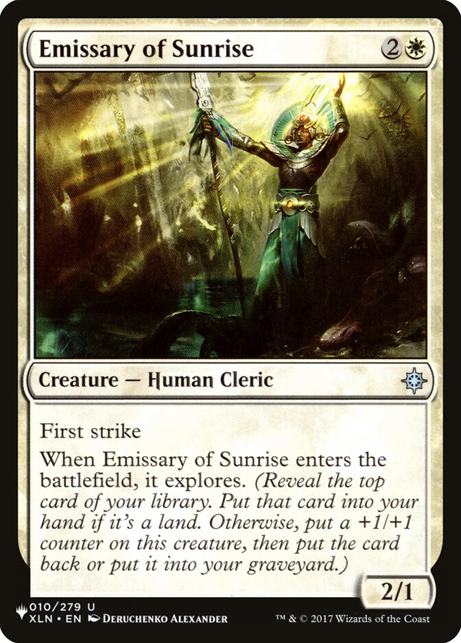 Emissary of Sunrise [The List] - Destination Retro
