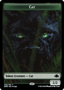 Insect // Cat (008) Double-Sided Token [Dominaria Remastered Tokens] - Destination Retro
