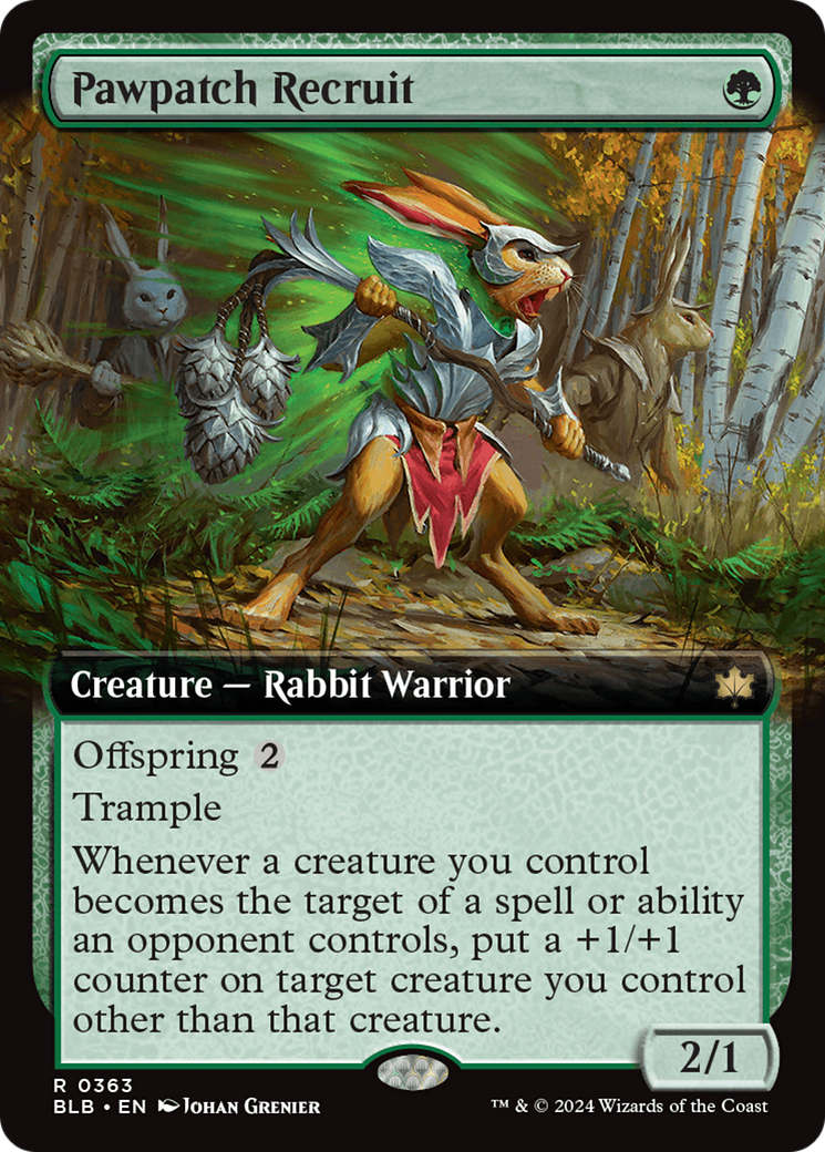 Pawpatch Recruit (Extended Art) [Bloomburrow] - Destination Retro