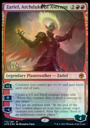 Zariel, Archduke of Avernus [Dungeons & Dragons: Adventures in the Forgotten Realms Prerelease Promos] - Destination Retro