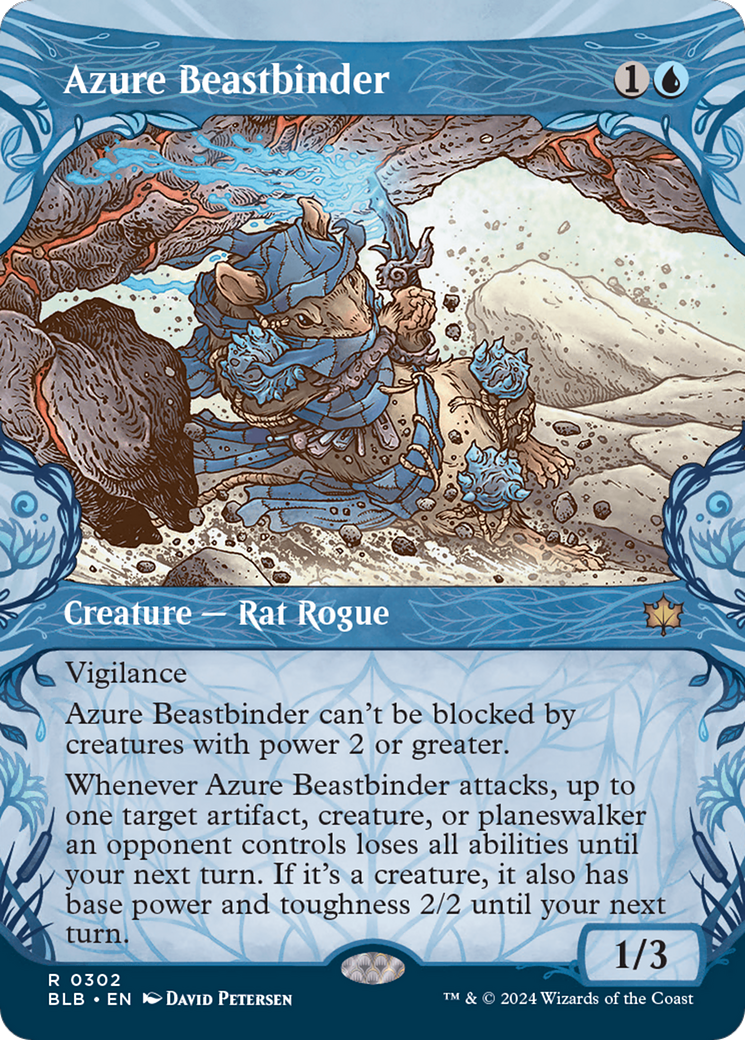 Azure Beastbinder (Showcase) [Bloomburrow] - Destination Retro