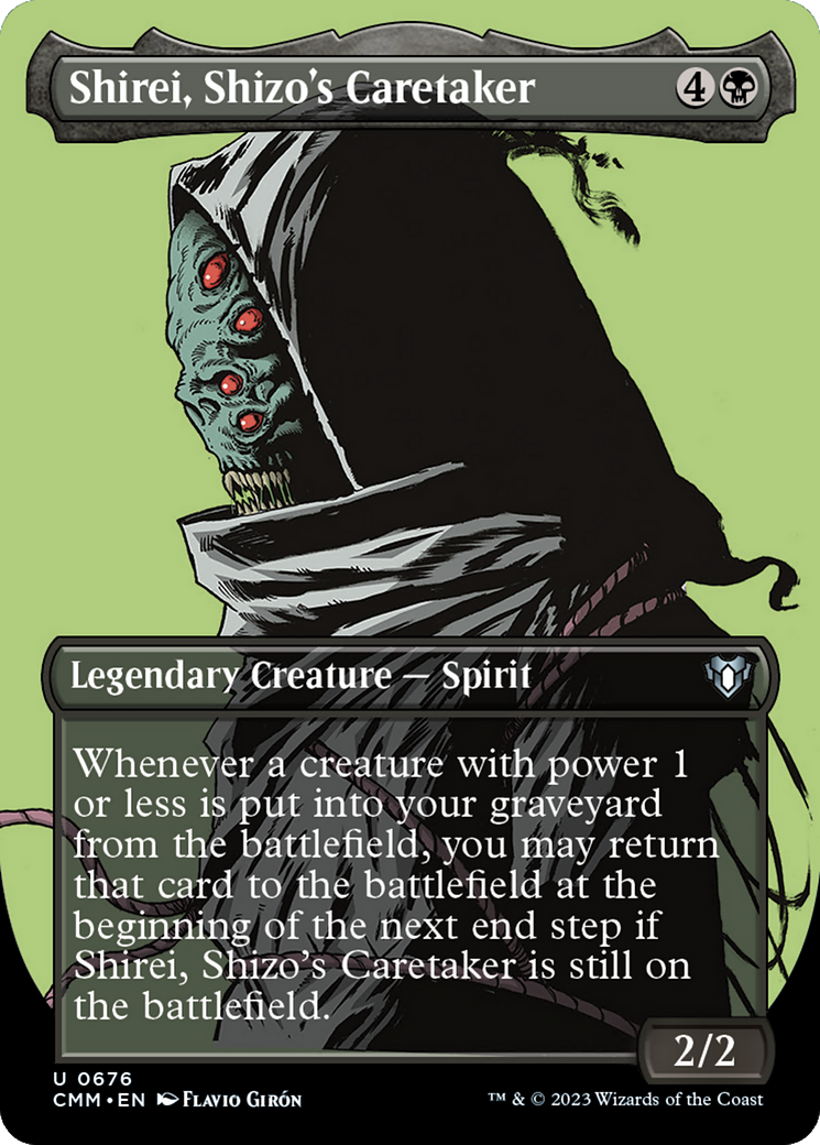 Shirei, Shizo's Caretaker (Borderless Profile) [Commander Masters] - Destination Retro