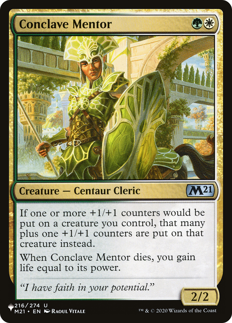 Conclave Mentor [The List] - Destination Retro