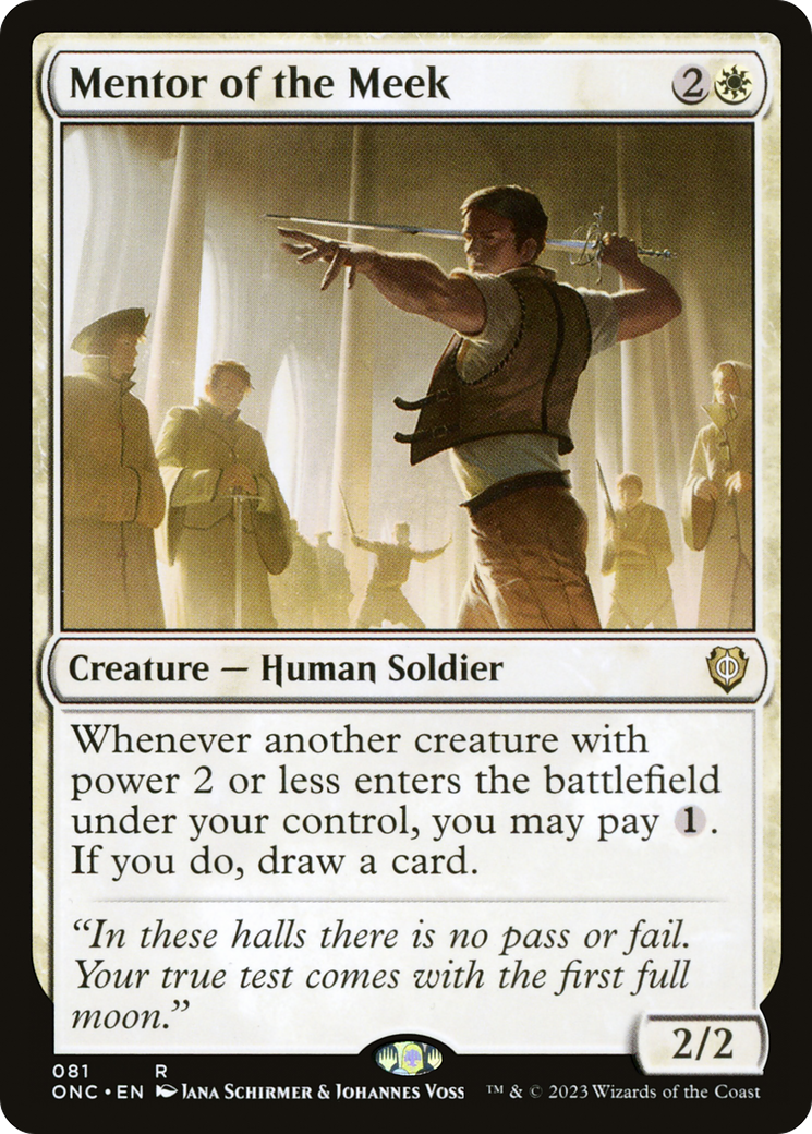 Mentor of the Meek [Phyrexia: All Will Be One Commander] - Destination Retro