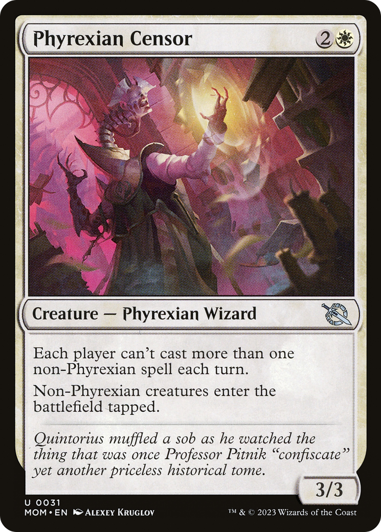 Phyrexian Censor [March of the Machine] - Destination Retro