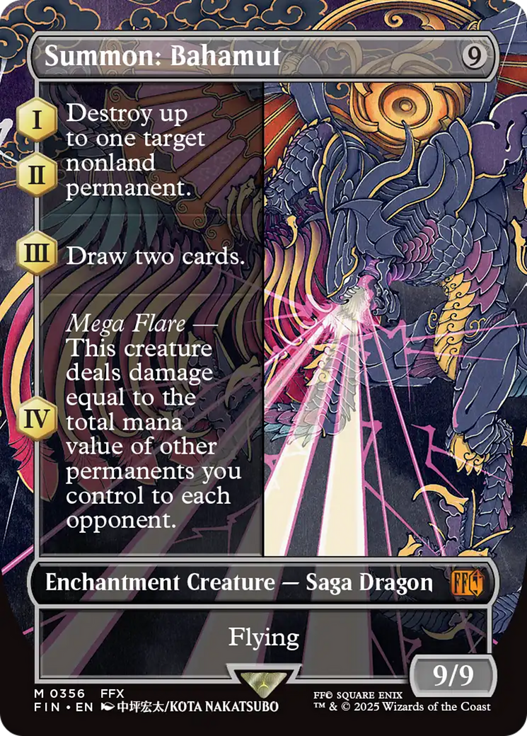 Summon: Bahamut (Borderless) [FINAL FANTASY] - Destination Retro