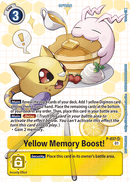 Yellow Memory Boost! [P-037] (Box Promotion Pack - Next Adventure) [Promotional Cards] - Destination Retro