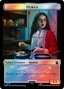 Human (0037) // Food (0057) Double-Sided Token (Surge Foil) [Doctor Who Tokens] - Destination Retro