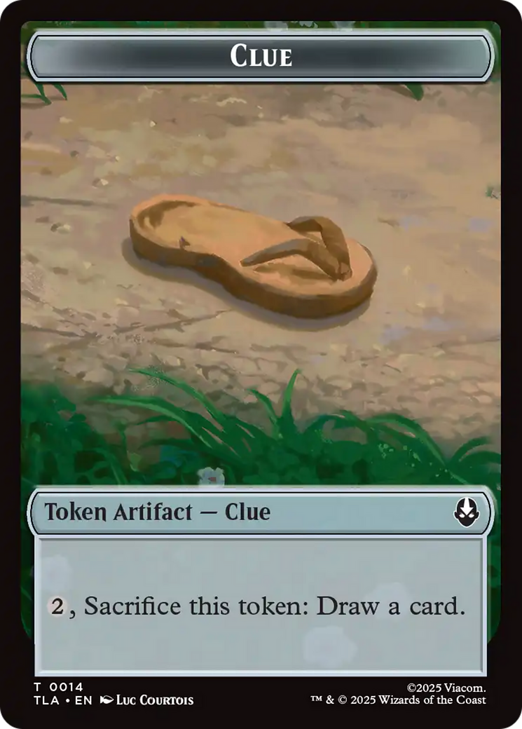 Clue (0014) // Copy (0002) Double-Sided Token [Avatar: The Last Airbender Tokens] - Destination Retro