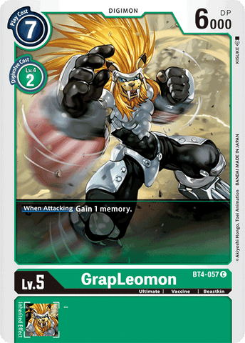 GrapLeomon [BT4-057] [Great Legend] - Destination Retro