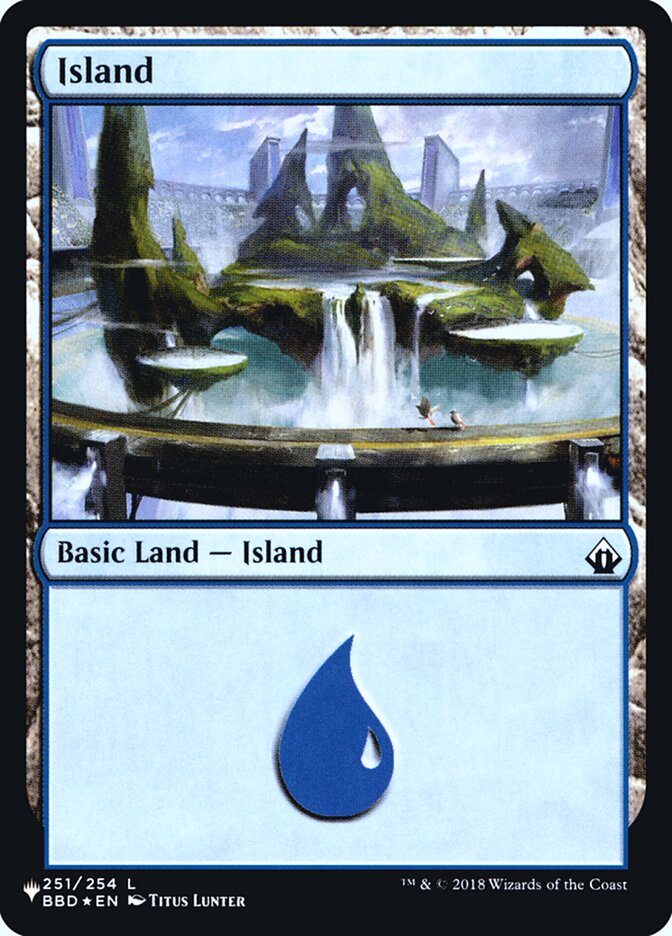 Island (Battlebound) [Secret Lair: Heads I Win, Tails You Lose] - Destination Retro