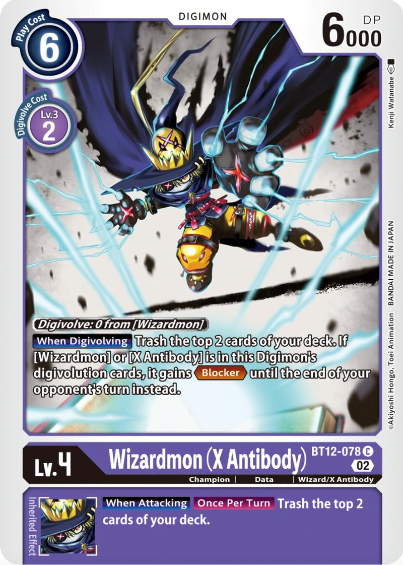 Wizardmon (X Antibody) [BT12-078] [Across Time] - Destination Retro