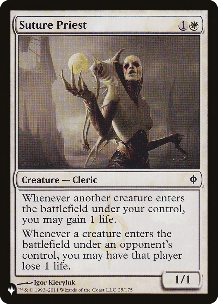 Suture Priest [The List] - Destination Retro
