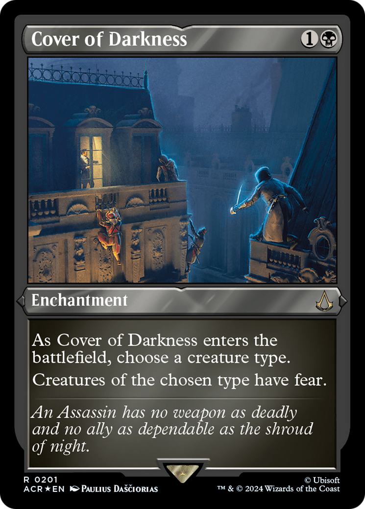 Cover of Darkness (Foil Etched) [Assassin's Creed] - Destination Retro