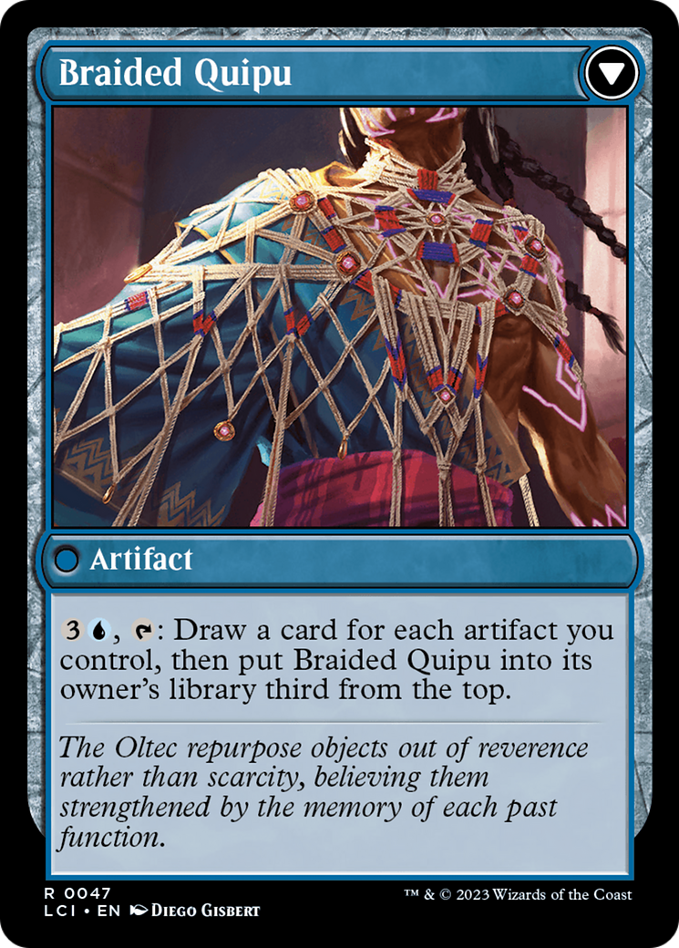 Braided Net // Braided Quipu [The Lost Caverns of Ixalan] - Destination Retro