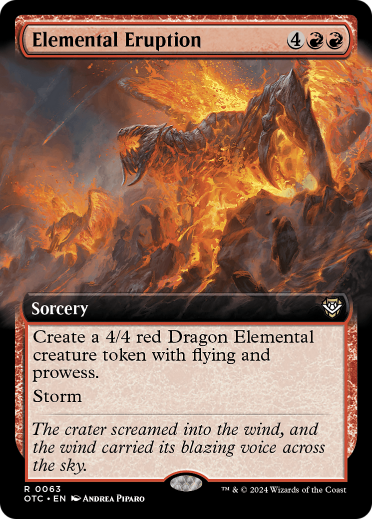 Elemental Eruption (Extended Art) [Outlaws of Thunder Junction Commander] - Destination Retro
