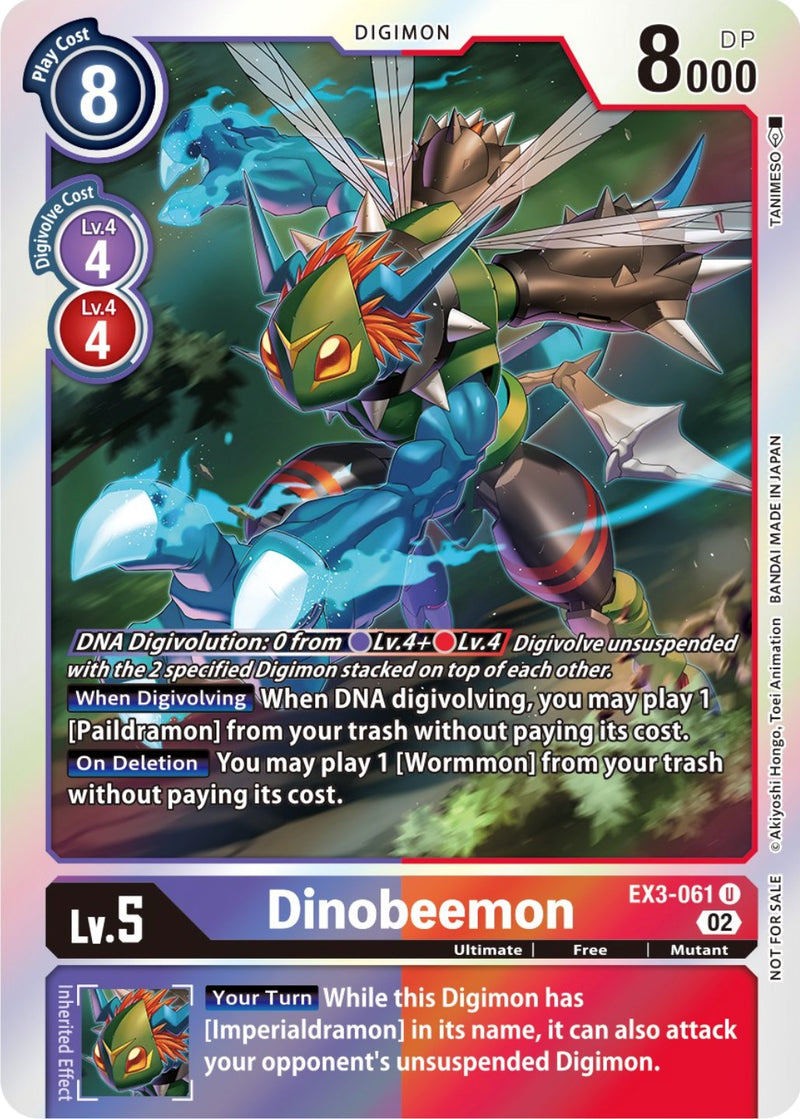 Dinobeemon [EX3-061] (Alternate Art) [Draconic Roar] - Destination Retro