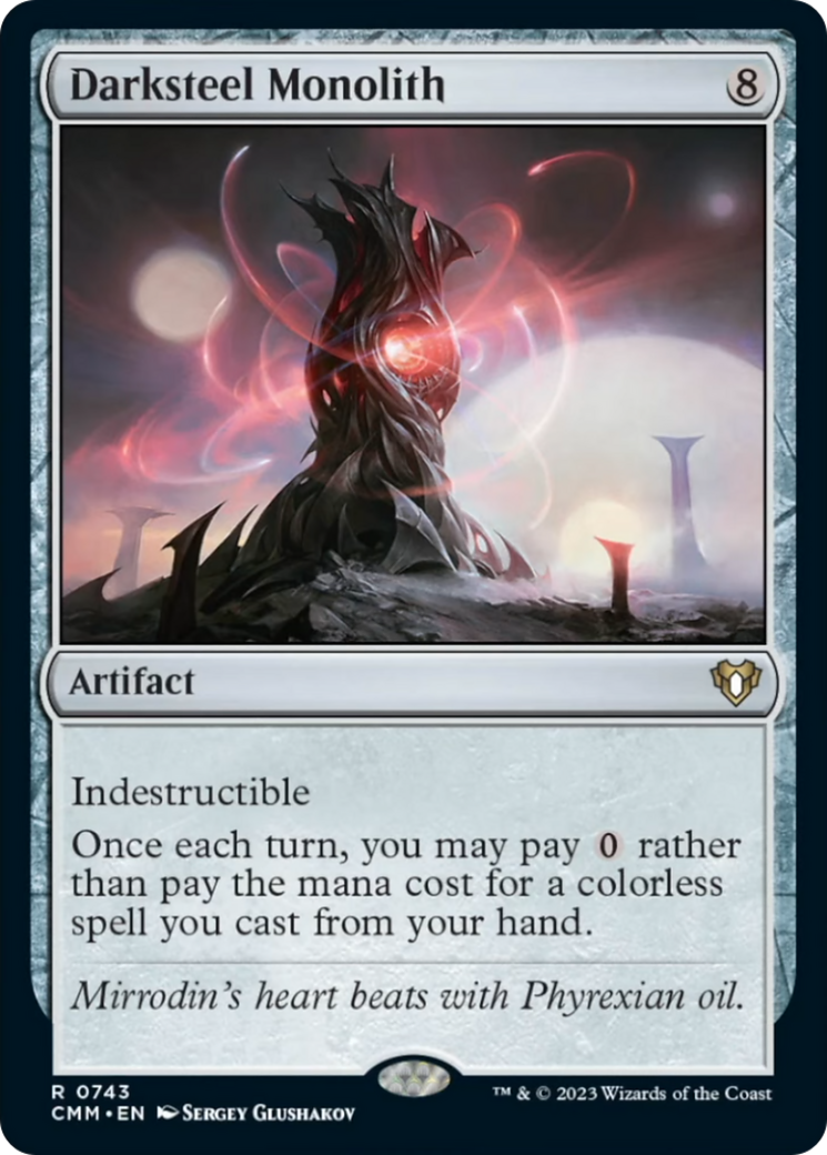 Darksteel Monolith [Commander Masters] - Destination Retro