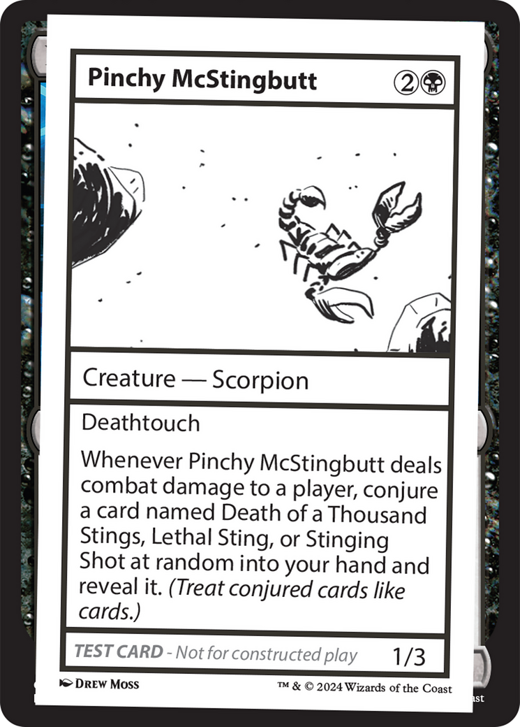 Pinchy McStingbutt [Mystery Booster 2 Playtest Cards] - Destination Retro
