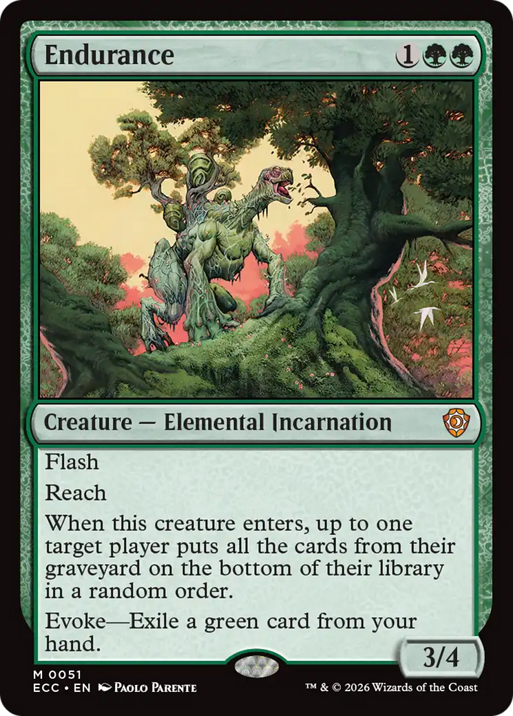Endurance [Lorwyn Eclipsed Commander] - Destination Retro