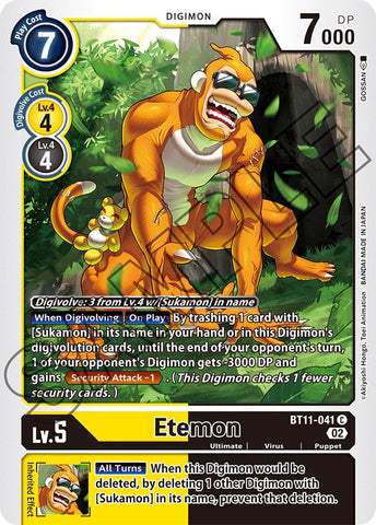 Etemon [BT11-041] [Dimensional Phase] - Destination Retro