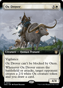 Ox Drover (Extended Art) [Wilds of Eldraine Commander] - Destination Retro