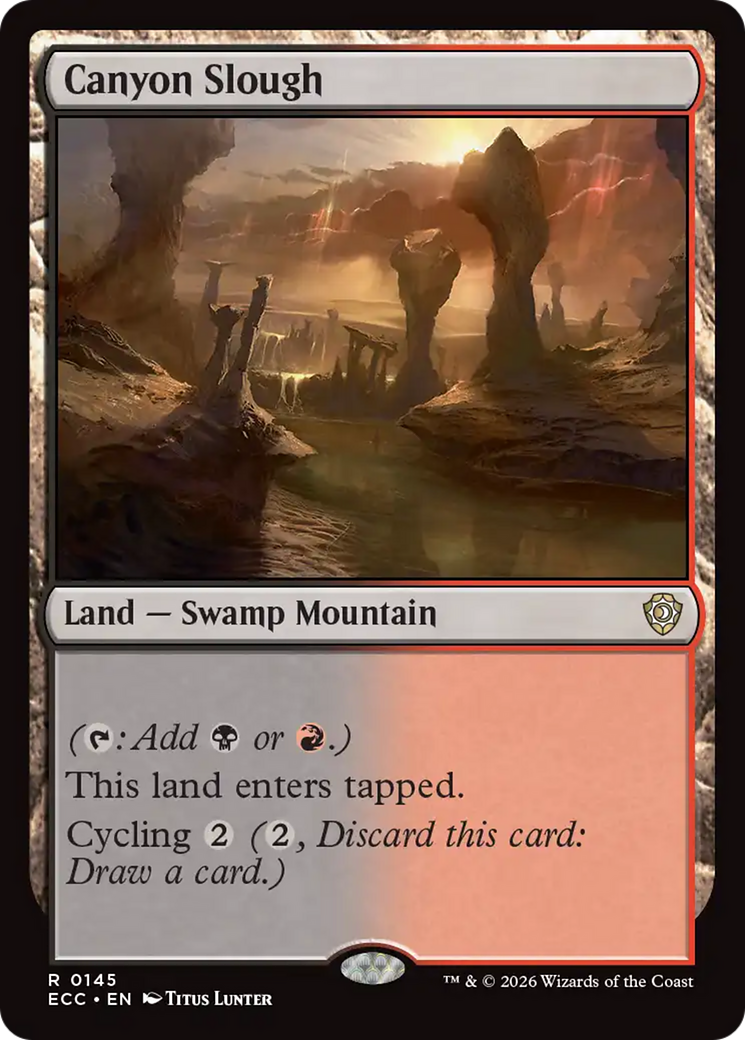 Canyon Slough [Lorwyn Eclipsed Commander] - Destination Retro