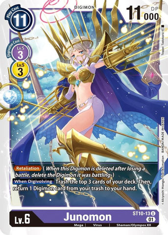 Junomon [ST10-13] [Starter Deck: Parallel World Tactician] - Destination Retro