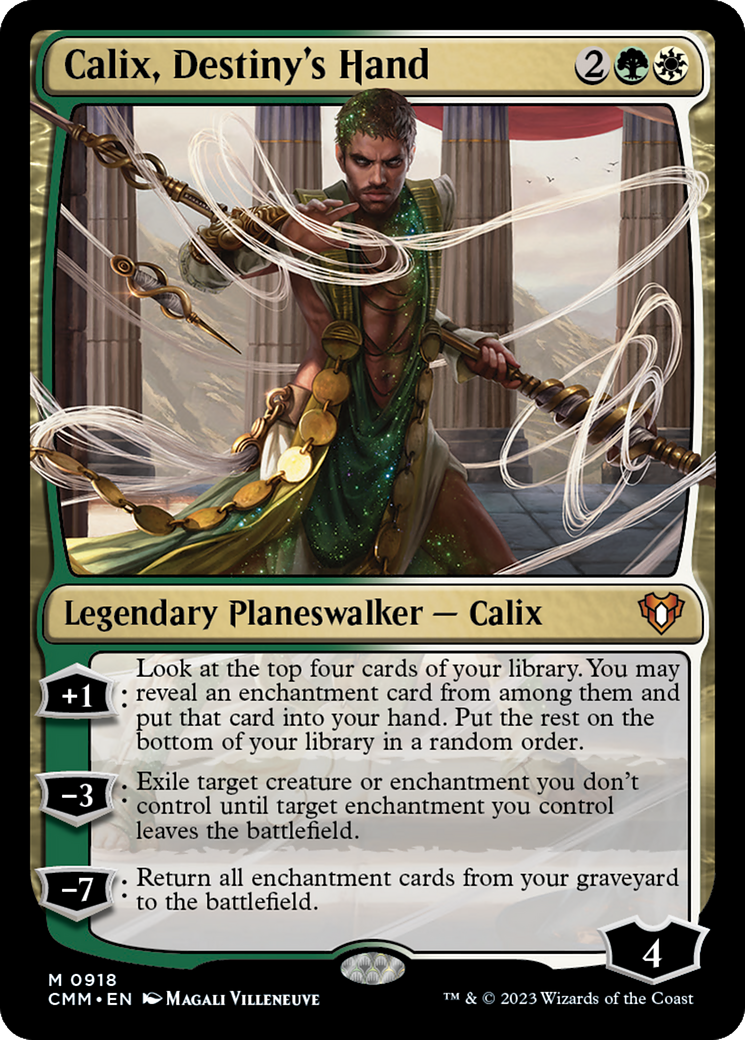 Calix, Destiny's Hand [Commander Masters] - Destination Retro