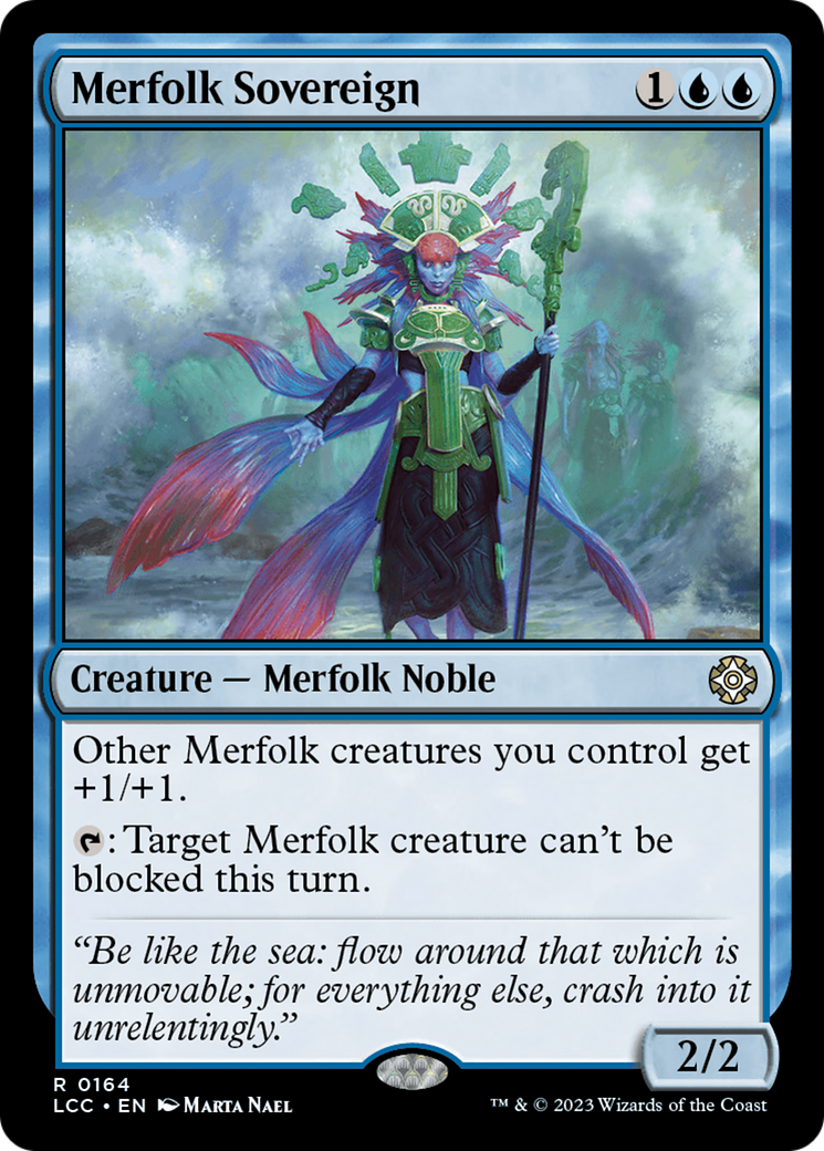Merfolk Sovereign [The Lost Caverns of Ixalan Commander] - Destination Retro