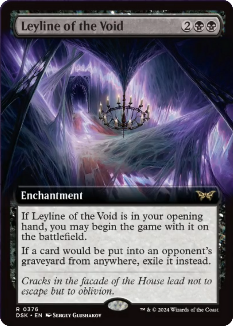 Leyline of the Void (Extended Art) [Duskmourn: House of Horror] - Destination Retro