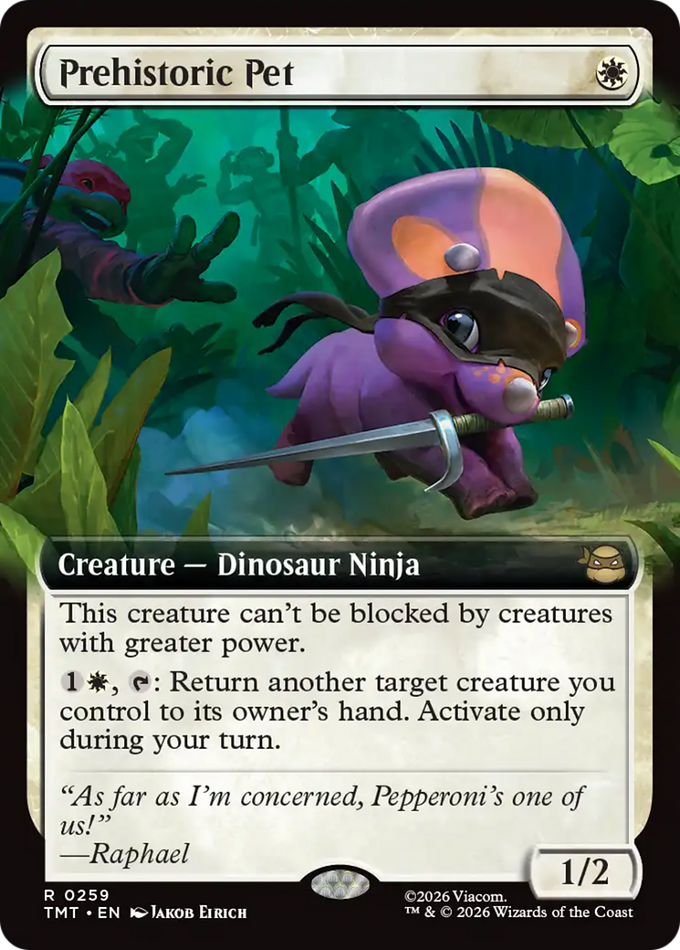 Prehistoric Pet (Extended Art) [Teenage Mutant Ninja Turtles] - Destination Retro