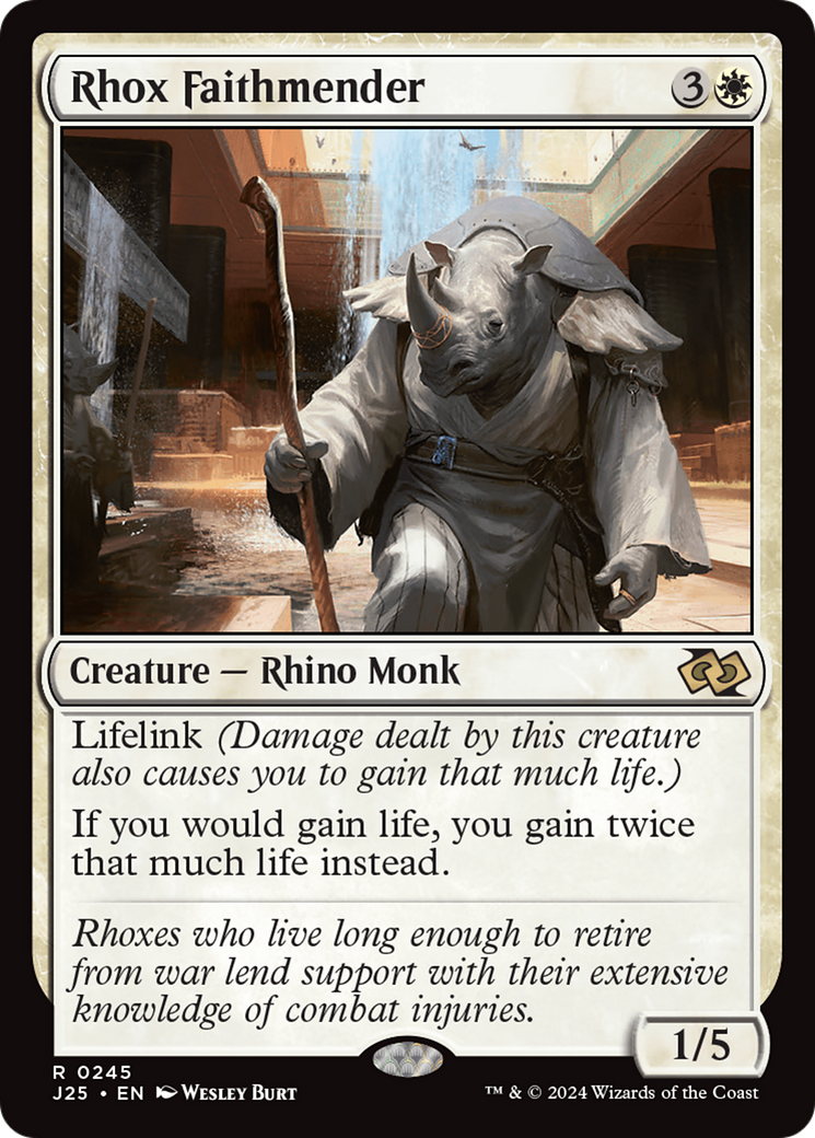 Rhox Faithmender [Foundations Jumpstart] - Destination Retro