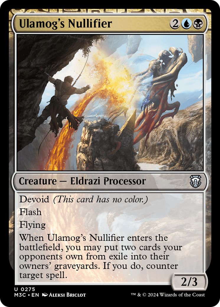 Ulamog's Nullifier (Ripple Foil) [Modern Horizons 3 Commander] - Destination Retro