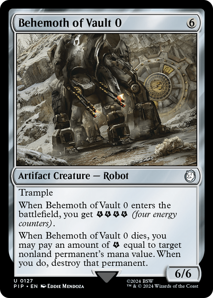 Behemoth of Vault 0 [Fallout] - Destination Retro